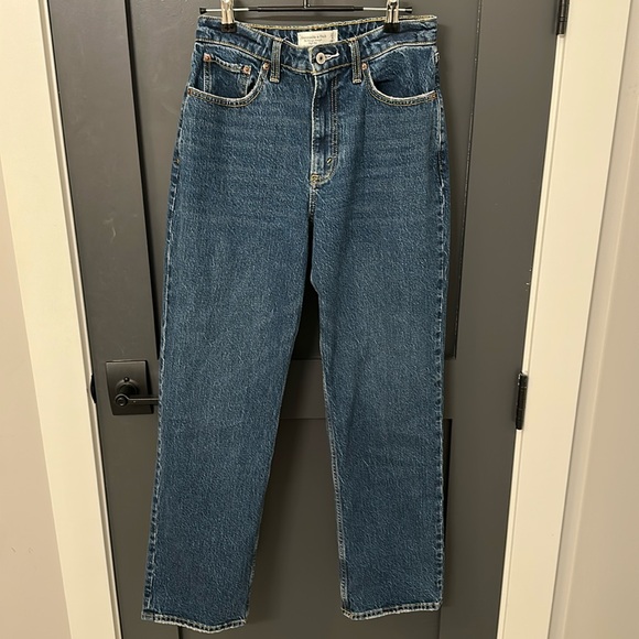 Abercrombie Vintage Straight High Rise Curve Love - Picture 1 of 3